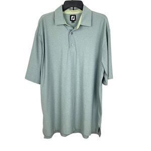 Footjoy FJ Men's Gray Short Sleeve Polo Shirt Size XL
